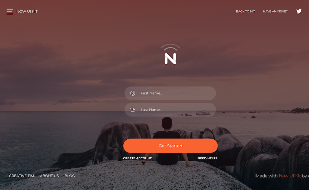 Login Page Template