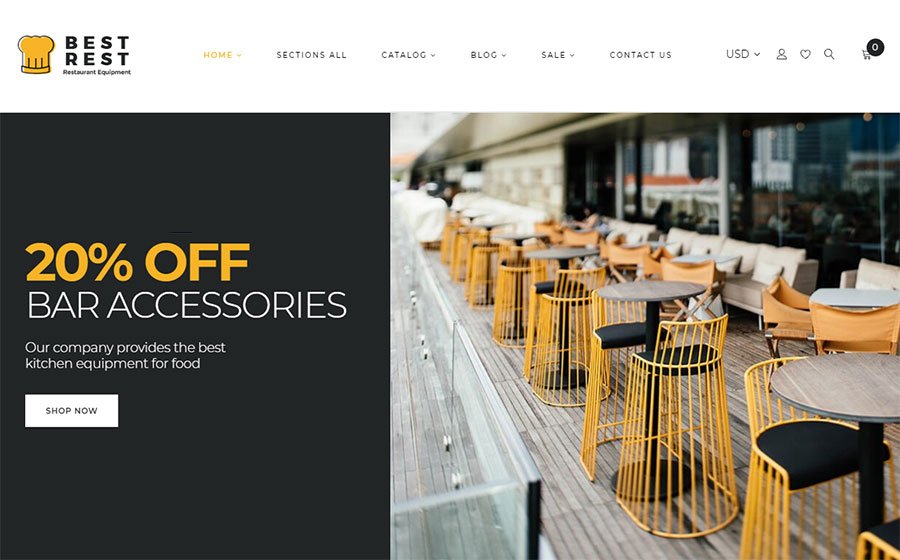 Best Rest - Bar Accessories Shopify Theme
