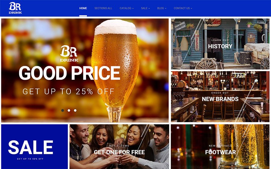 BR Drink - Original Alcohol Online Store Shopify Theme