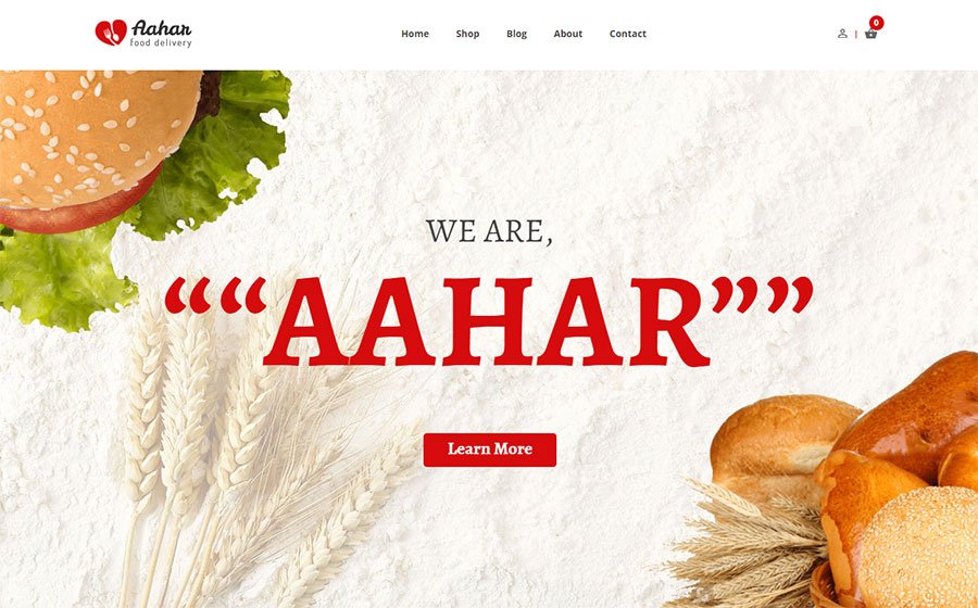 Aahar - Restaurants eCommerce Shopify Theme